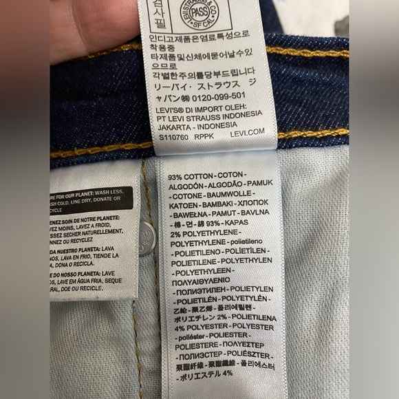 Levi’s 514 Men's Blue Jeans W28 L30 - Picture 6 of 7